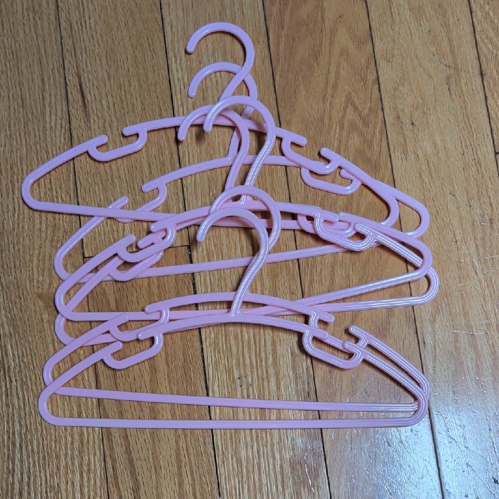 ❤️BOGO❤️Kids Pink Plastic Hangers